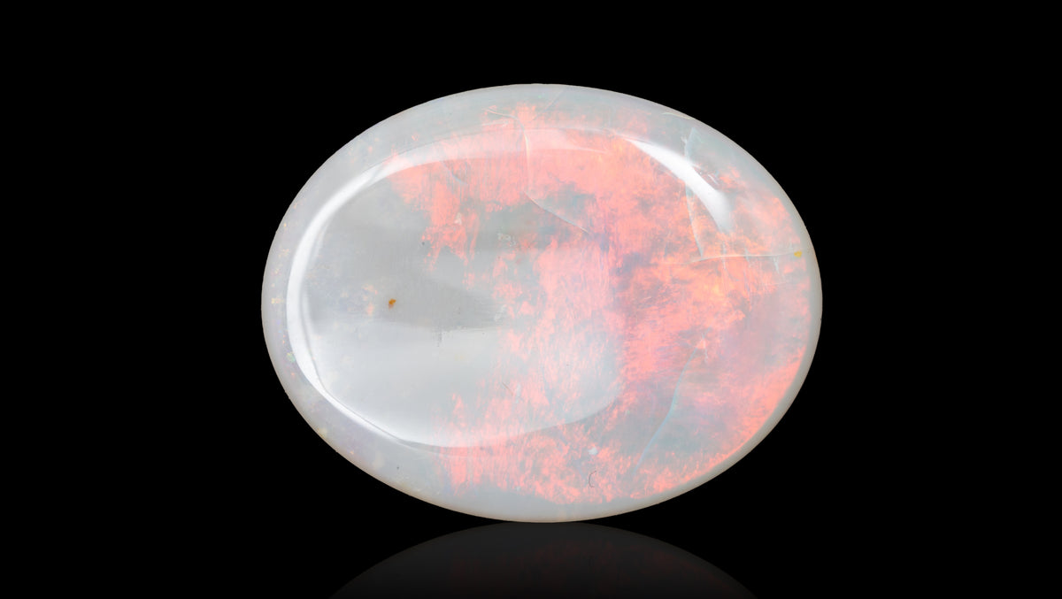 White Opal With Fire 20.57 Carats / 20.6 Ratti