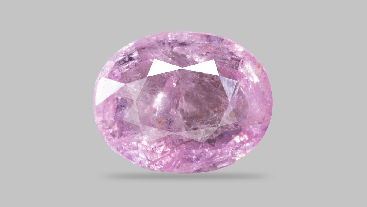 Natural Pink Sapphire 3.37 Carats / 3.7 Ratti