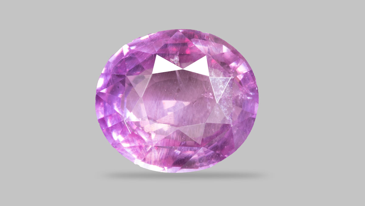 Natural Pink Sapphire 2.46 Carats / 2.7 Ratti