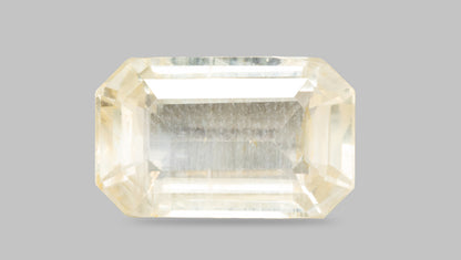 Natural Yellow Sapphire 5.71 Carats / 6.27 Ratti