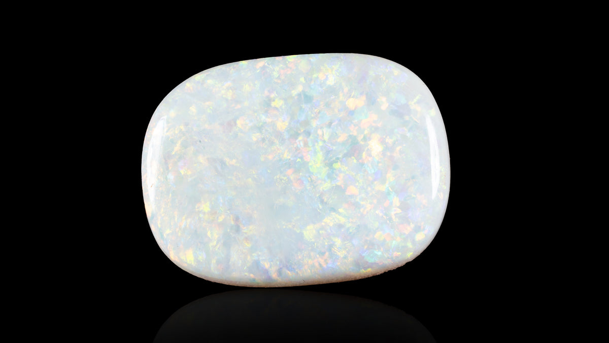 White Opal With Fire 13.51 Carats / 14.85 Ratti
