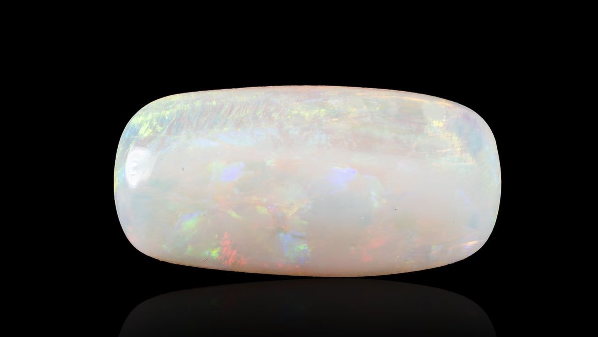 White Opal With Fire 11.53 Carats / 12.67 Ratti