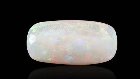 White Opal With Fire 11.53 Carats / 12.67 Ratti