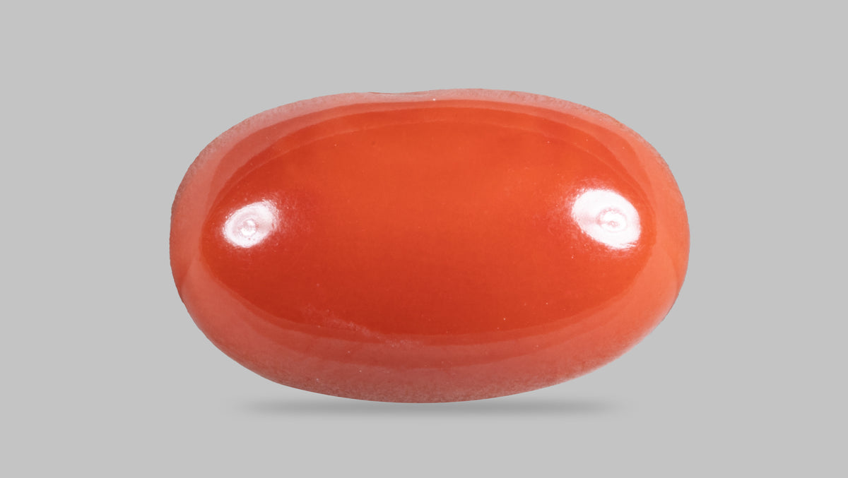 Japanese Red Coral (Moonga) 5.00 Carats / 5.49 Ratti
