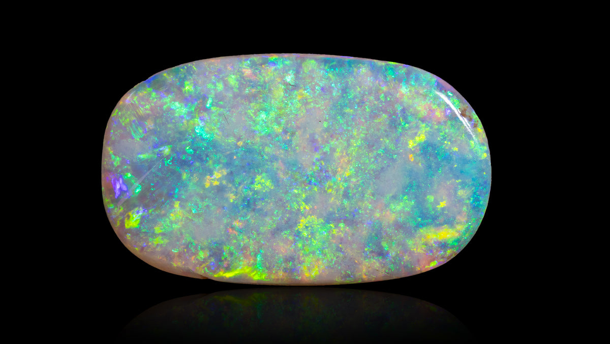 White Opal With Fire 5.74 Carats / 6.31 Ratti
