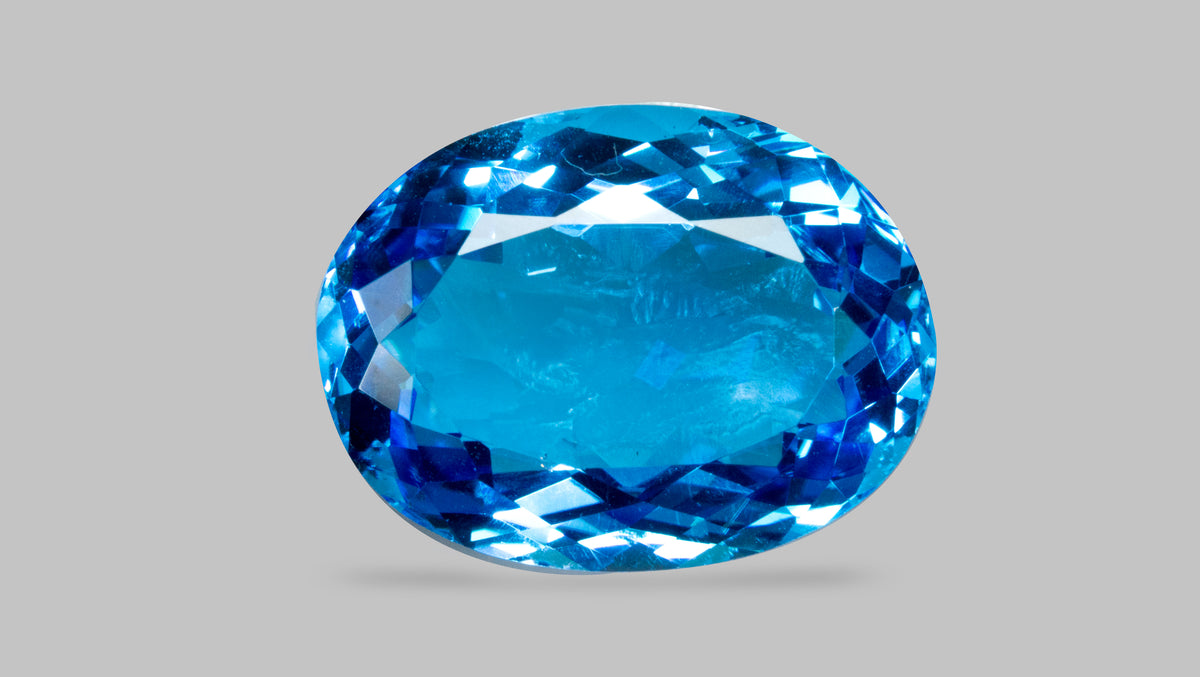 Natural Blue Topaz 22.05 Carats / 24.23 Ratti