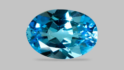 Natural Blue Topaz 6.68 Carats / 7.34 Ratti