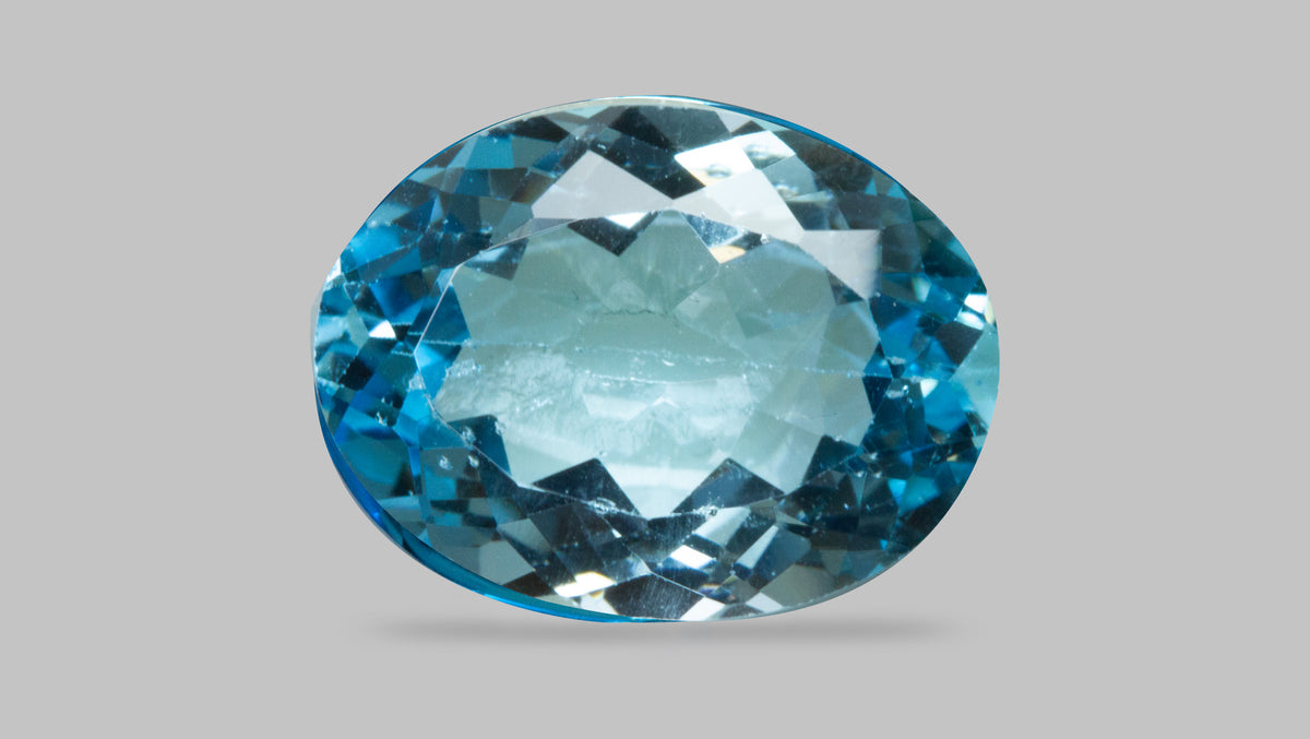 Natural Blue Topaz 8.62 Carats / 9.47 Ratti