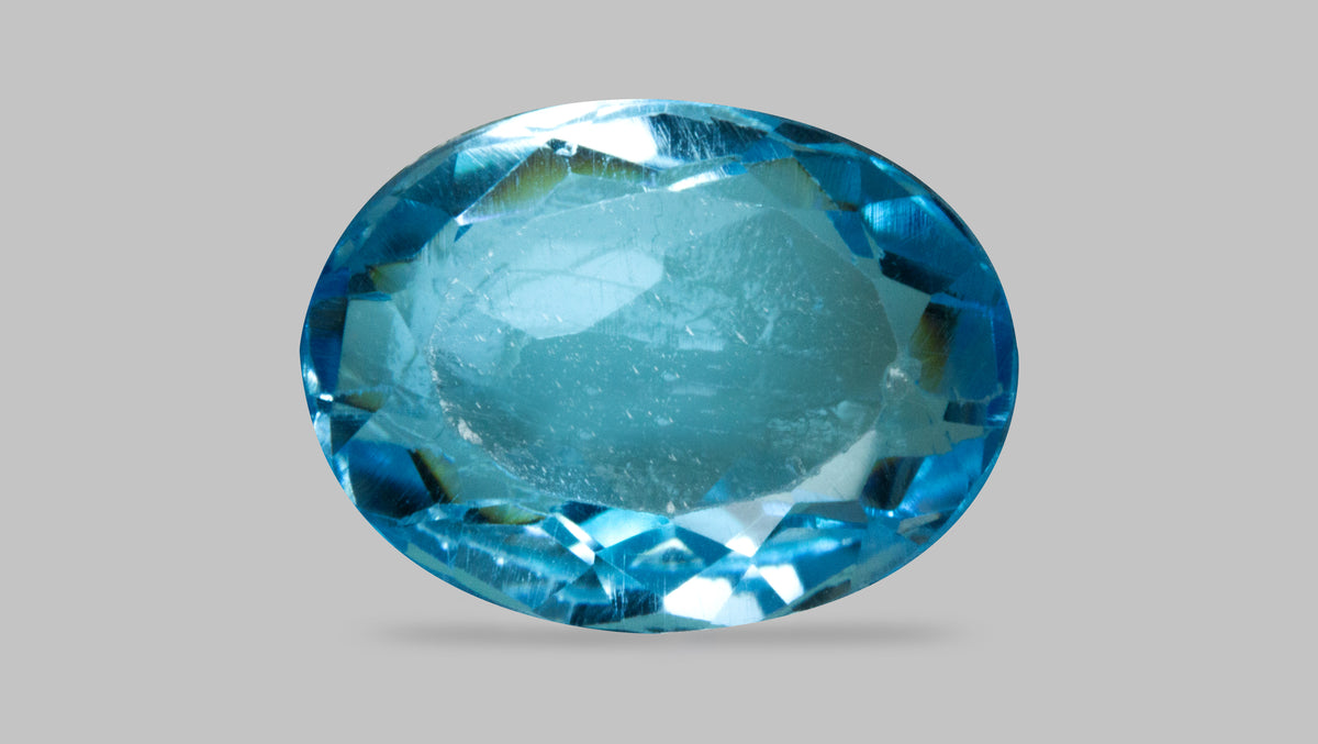 Natural Blue Topaz 6.81 Carats / 7.48 Ratti