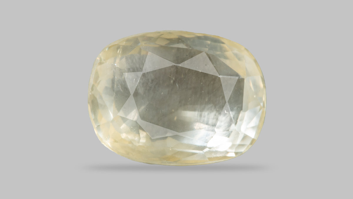 Natural Yellow Sapphire 5.83 Carats / 6.41 Ratti