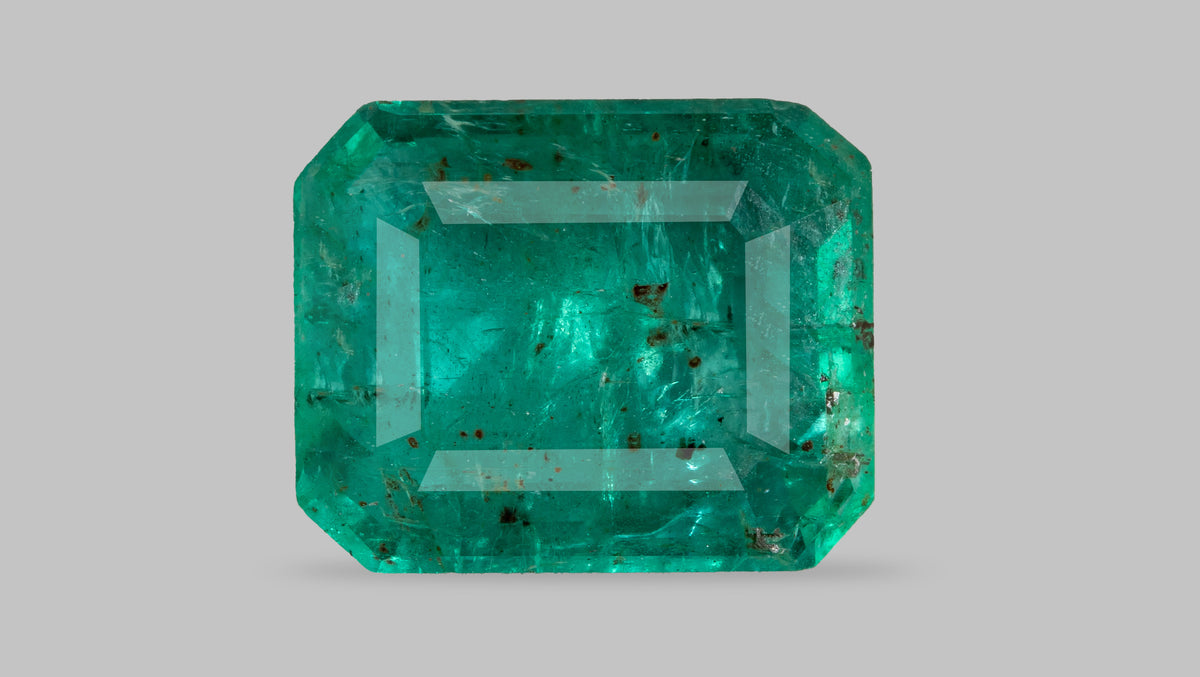 Zambian Emerald (Panna) 2.69 Carats / 2.96 Ratti