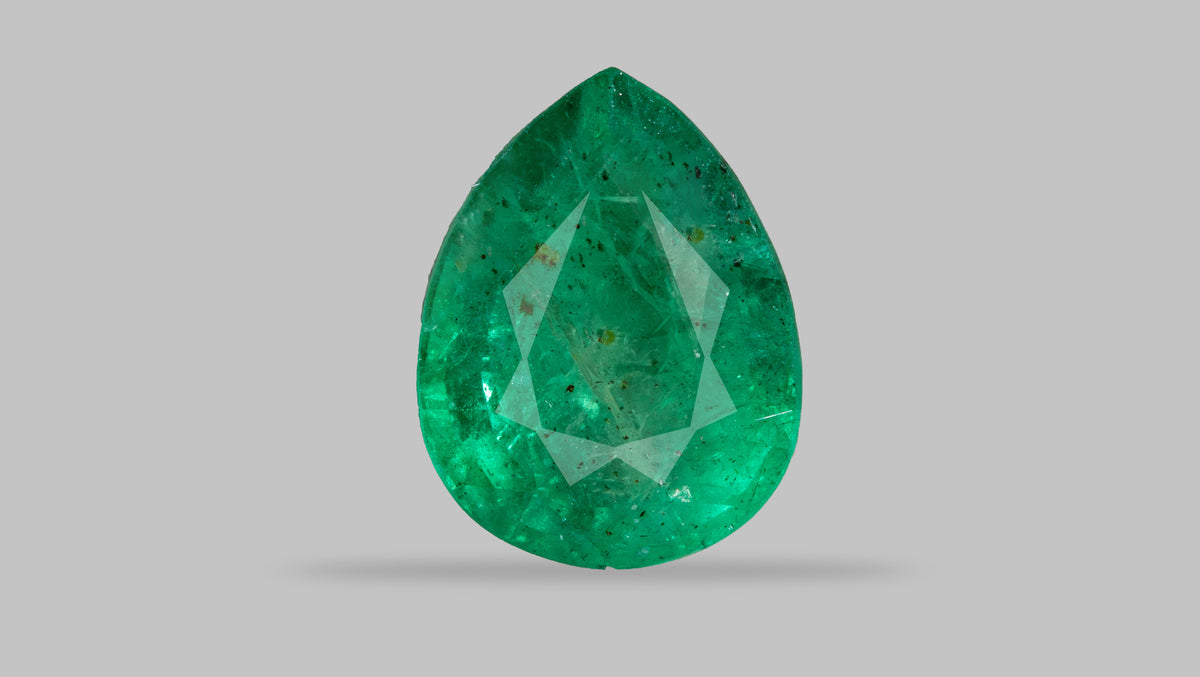Zambian Emerald (Panna) 2.51 Carats / 2.76 Ratti