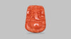 Ganesh Carving Red Coral 7.49 Carats / 8.23 Ratti