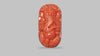 Ganesh Carving Red Coral 7.90 Carats / 8.68 Ratti