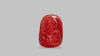Ganesh Carving Red Coral 16.98 Carats / 21.96 Ratti