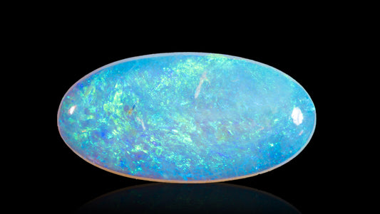 White Opal With Fire 4.44 Carats / 4.88 Ratti