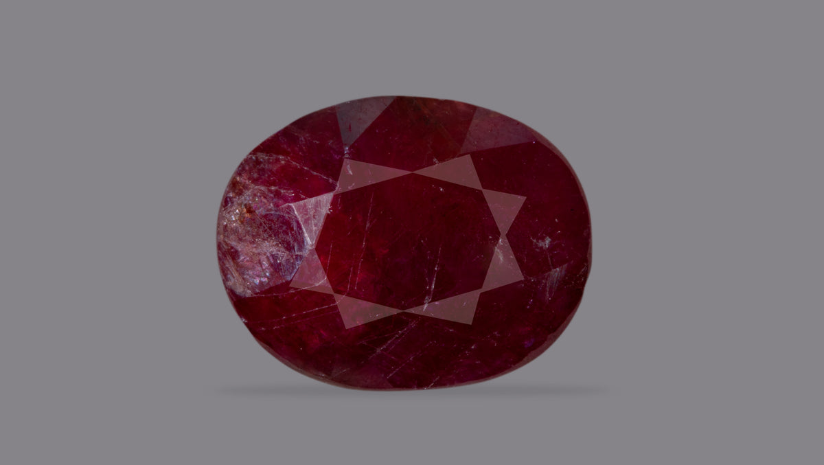 Natural Ruby (Manik) 7.06 Carats / 7.76 Ratti
