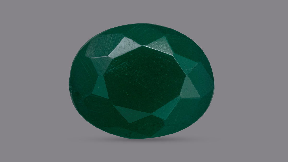 GREEN ONYX 5.15 CARATS / 5.66 Ratti