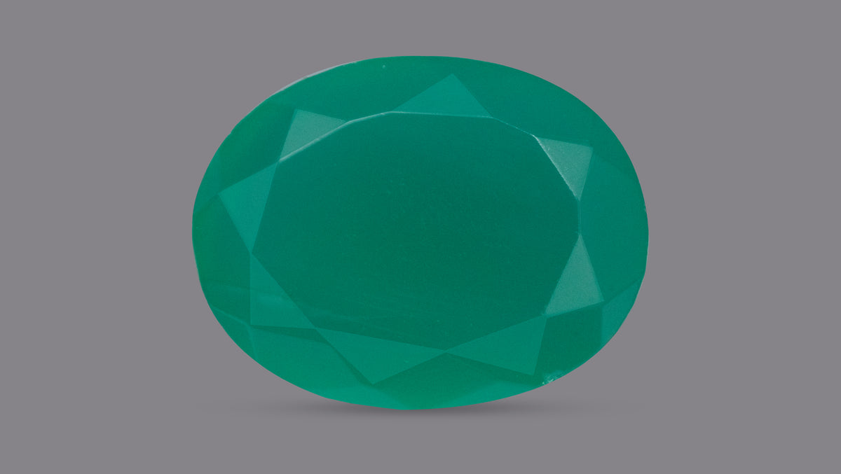 GREEN ONYX 10.84 CARATS / 11.91 Ratti