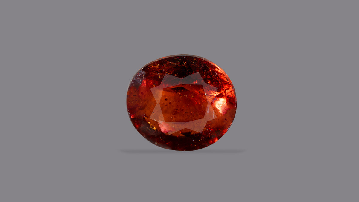 Sri-Lankan Hessonite (Gomed) 6.40 Carats / 7.03 Ratti