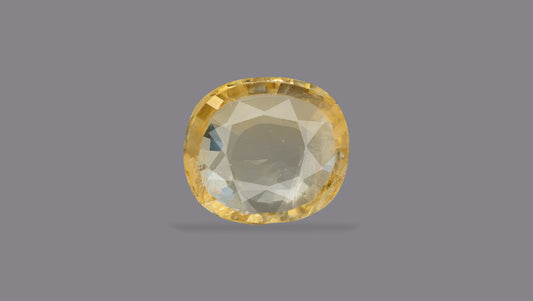 Natural Yellow Sapphire 5.93 Carats / 6.52 Ratti