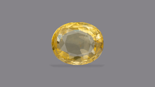 Natural Yellow Sapphire 7.81 Carats / 8.58 Ratti