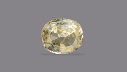 Natural Yellow Sapphire 4.29 Carats / 4.71 Ratti