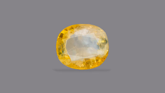 Natural Yellow Sapphire 6.08 Carats / 6.68 Ratti