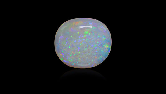 White Opal With Fire 4.61 Carats / 5.07 Ratti