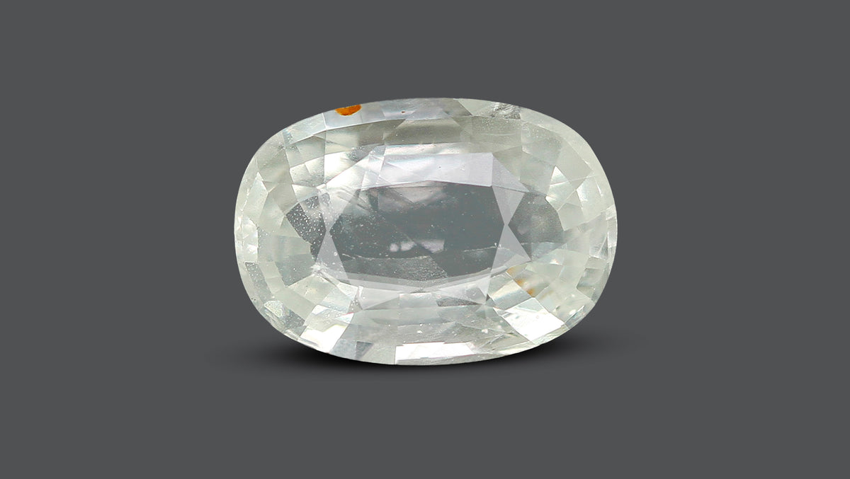 Natural White Sapphire 5.21 Carats / 5.73 Ratti
