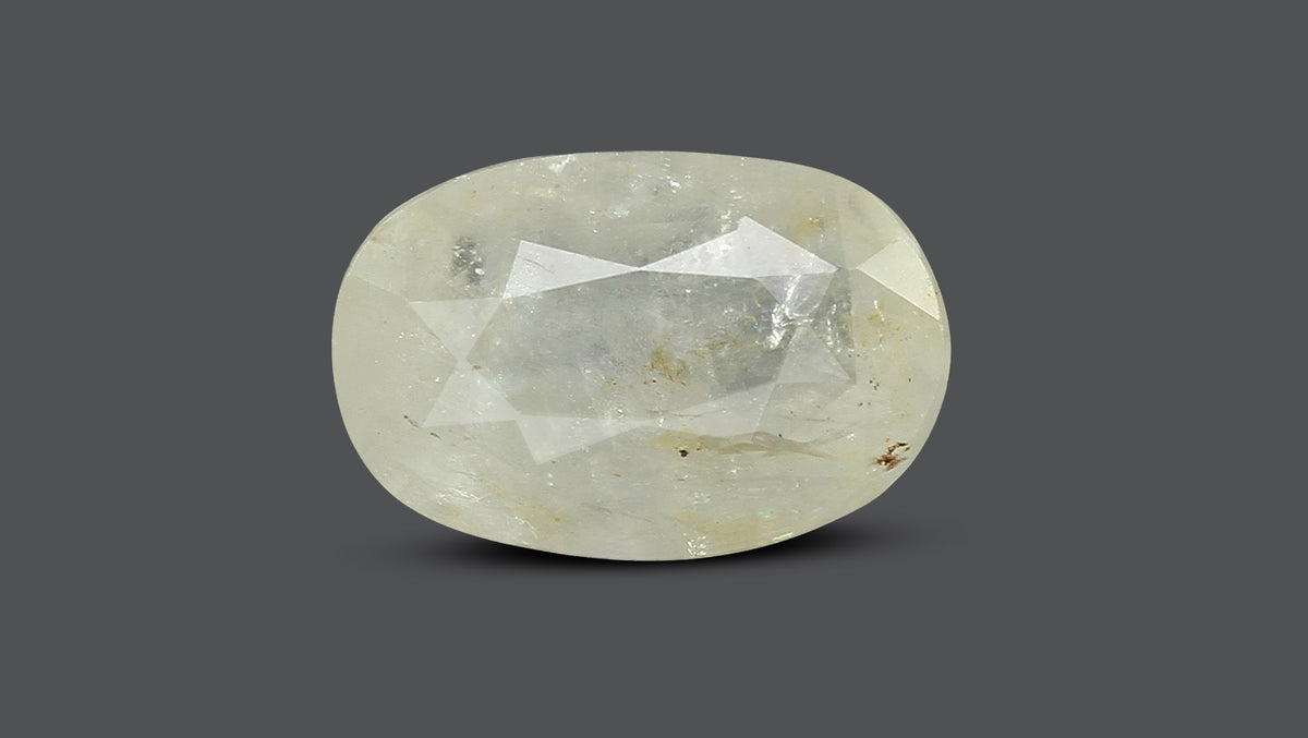 Natural White Sapphire 6.21 Carats / 6.82 Ratti