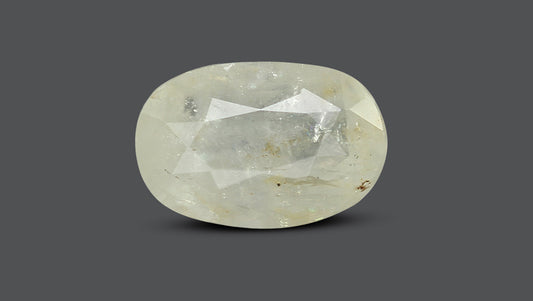 Natural White Sapphire 6.21 Carats / 6.82 Ratti