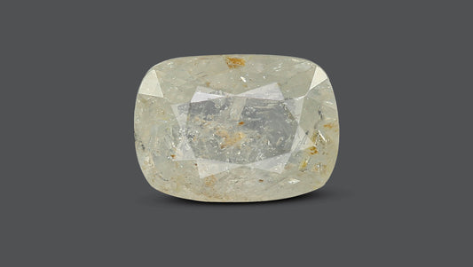 Natural White Sapphire 5.47 Carats / 6.01 Ratti