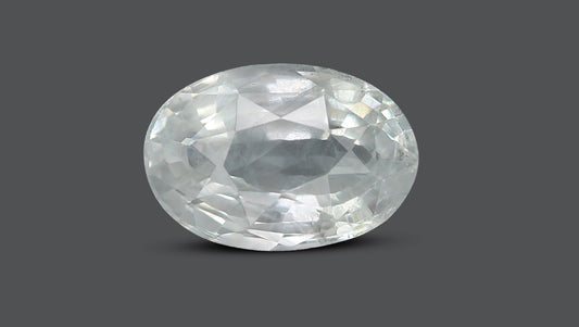 Natural White Sapphire 5.20 Carats / 5.71 Ratti