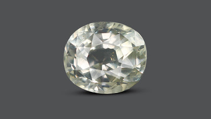 Natural White Sapphire 4.61 Carats / 5.07 Ratti
