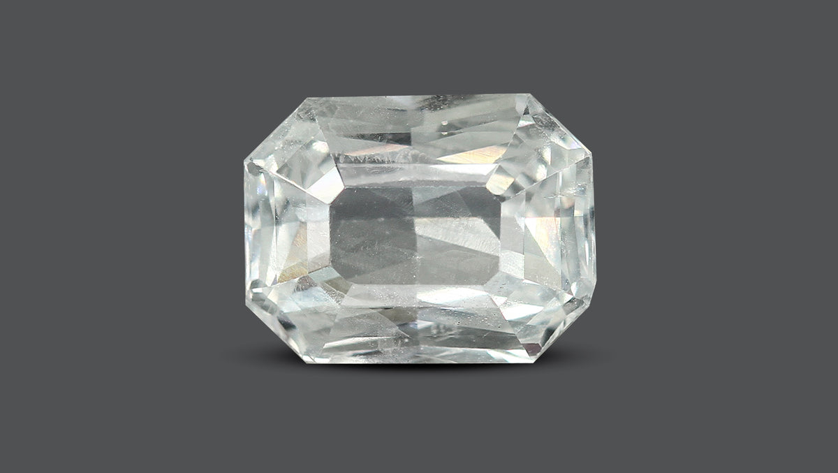 Natural White Sapphire 8.67 Carats / 9.53 Ratti
