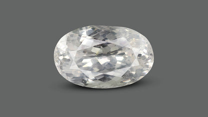 Natural White Sapphire 5.16 Carats / 5.67 Ratti