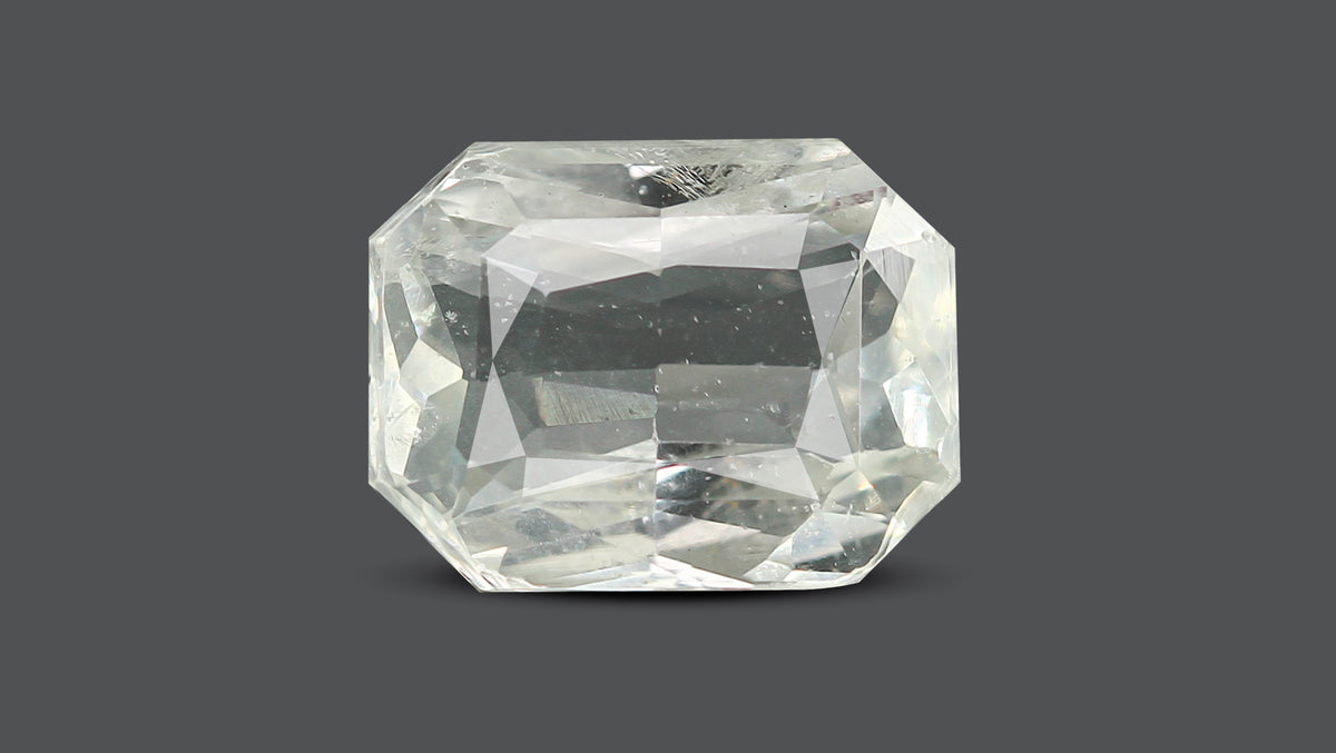 Natural White Sapphire 6.95 Carats / 7.64 Ratti