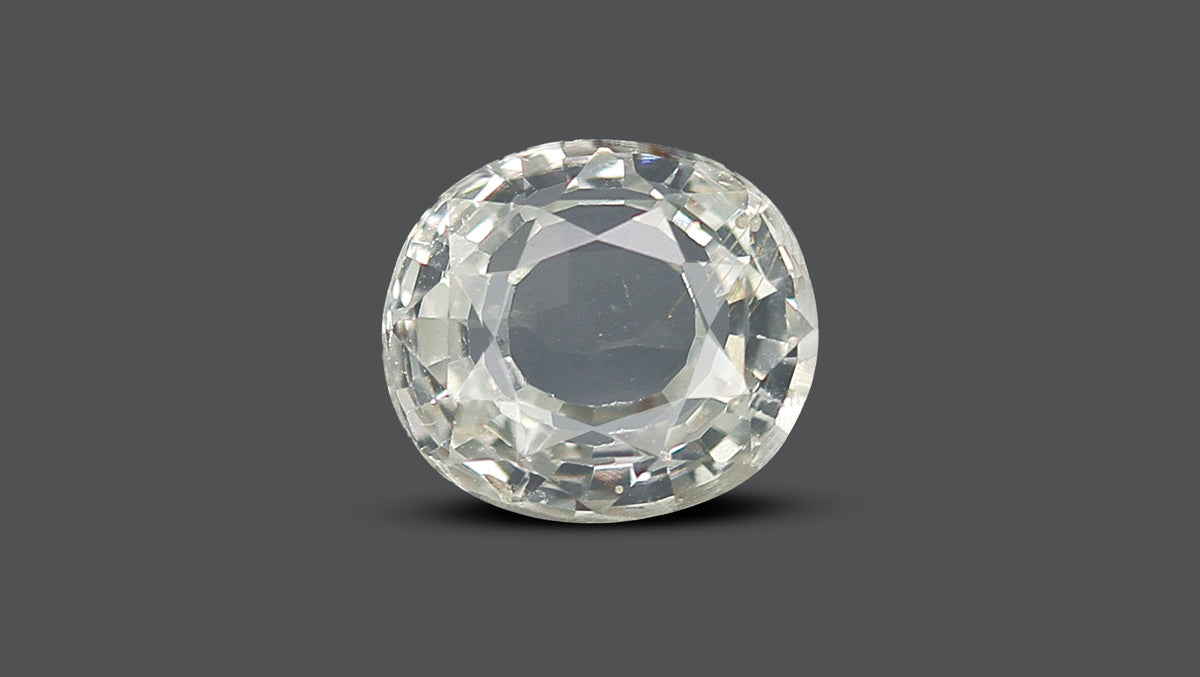 Natural White Sapphire 1.84 Carats / 2.02 Ratti