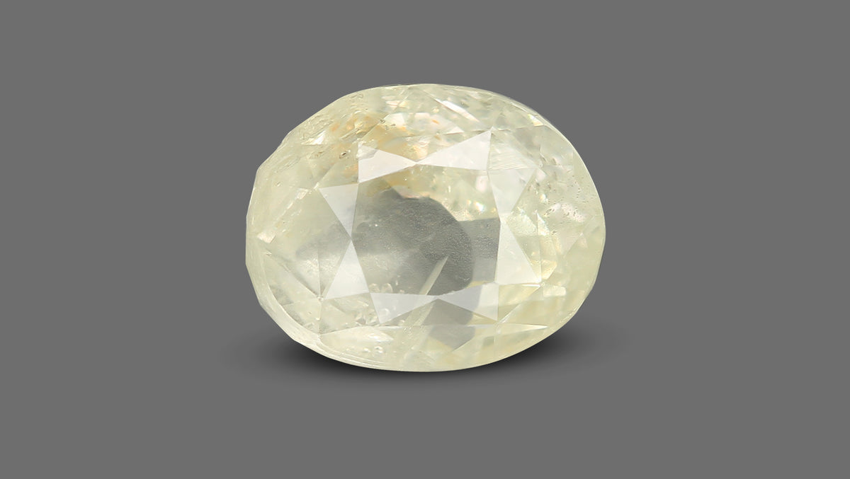 Natural Yellow Sapphire 6.91 Carats / 7.59 Ratti