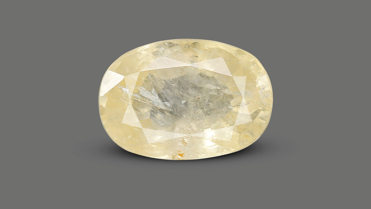 Natural Yellow Sapphire 7.58 Carats / 8.33 Ratti