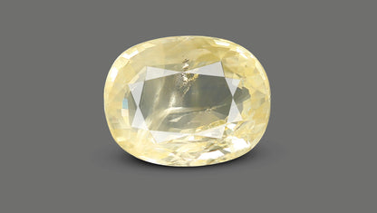 Natural Yellow Sapphire 6.22 Carats / 6.84 Ratti