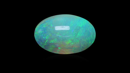White Opal With Fire 6.07 Carats / 6.67 Ratti