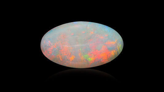 White Opal With Fire 6.24 Carats / 6.86 Ratti
