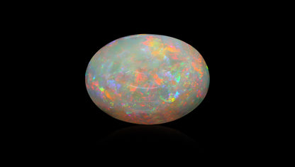 White Opal With Fire 9.11 Carats / 10.01 Ratti