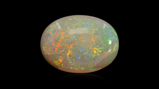 White Opal With Fire 4.92 Carats / 5.41 Ratti