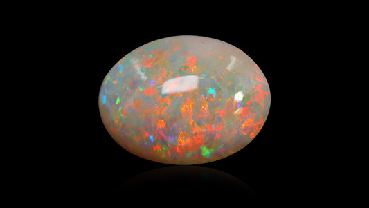 White Opal With Fire 4.46 Carats / 4.9 Ratti