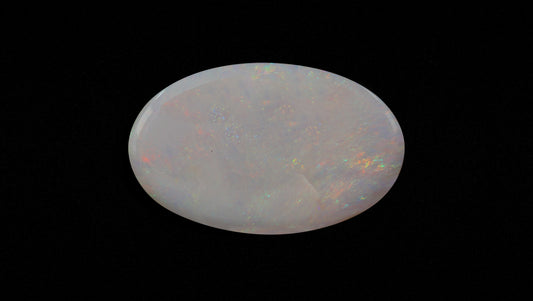 White Opal With Fire 17.46 Carats / 19.19 Ratti