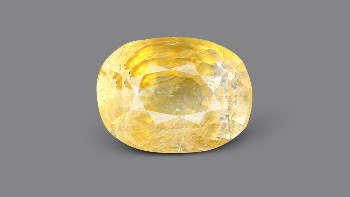YELLOW TOPAZ 5.38 CARATS / 5.91 Ratti