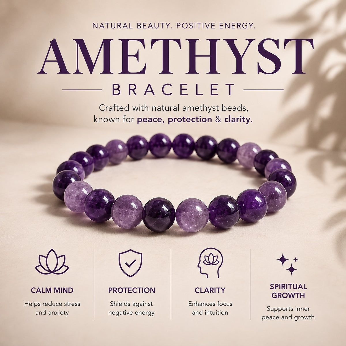 AMETHYST BRACELET